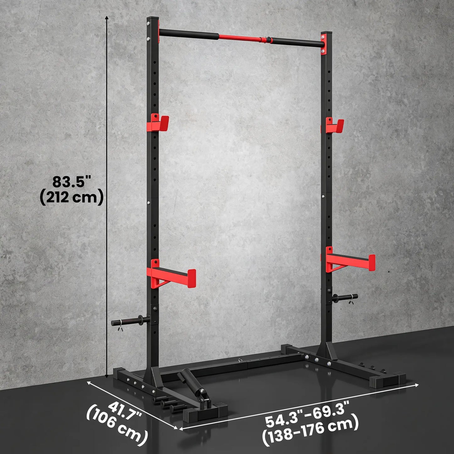 Power Cage Squat Rack, 1100 lb Capacity, Adjustable Power Towers at Gallery Canada