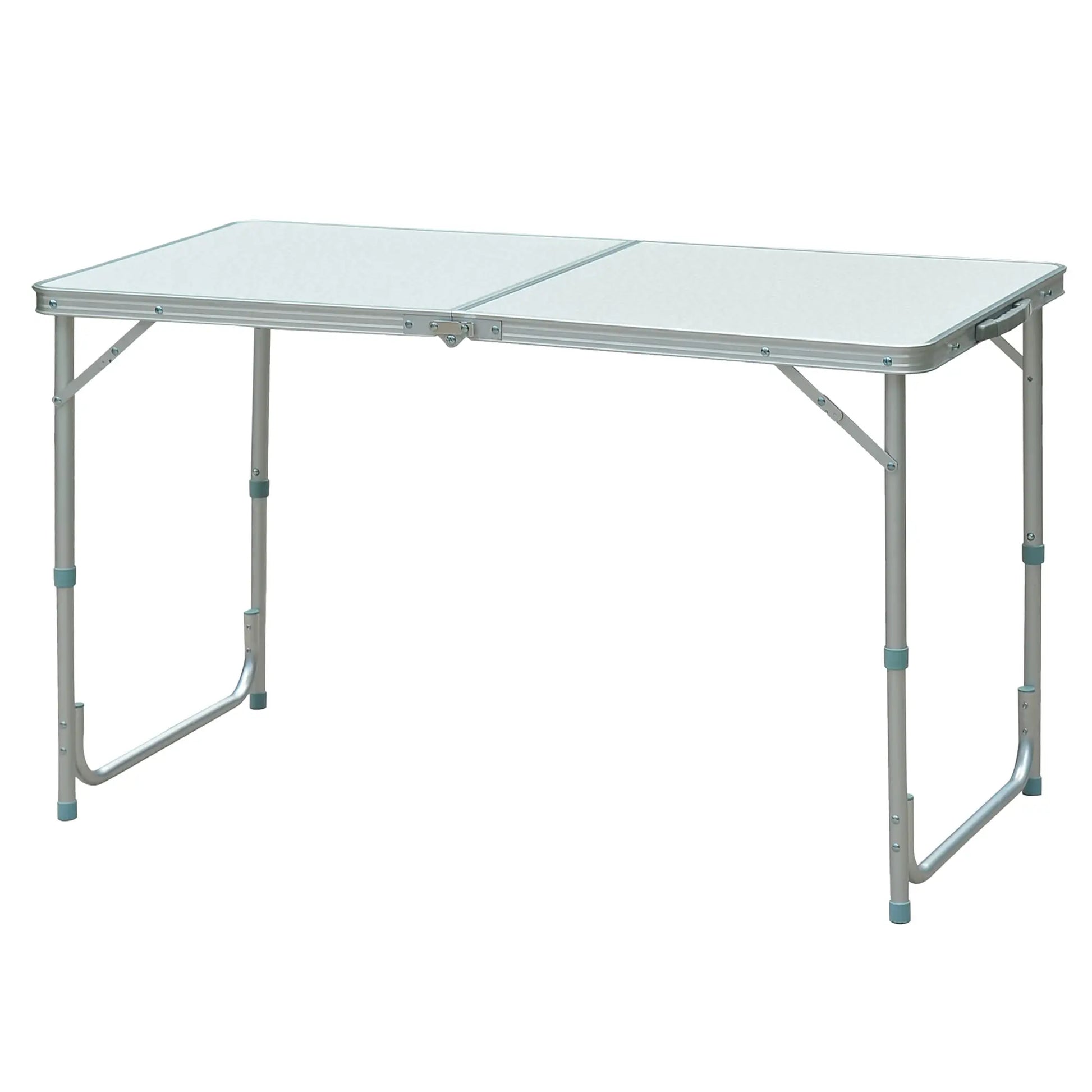 4ft Foldable Camping Table, Picnic BBQ Desk, Indoor Outdoor, Silver Picnic Tables & Camping Chairs at Gallery Canada