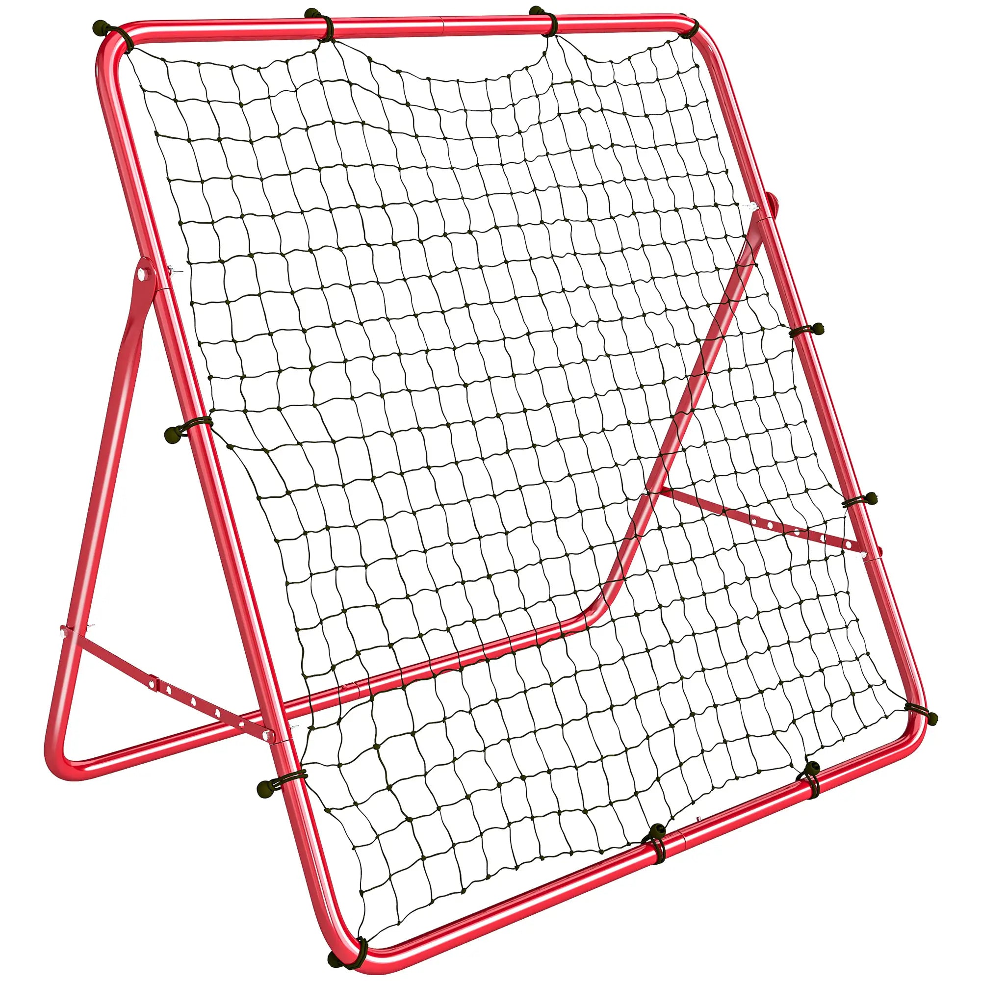 5 Angles Adjustable Soccer Rebounder Net, Multi-Sport Training, Red Soccer at Gallery Canada