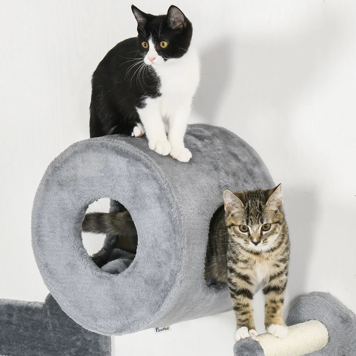 4 Pcs 9.3" H Cat Wall Shelves, Pet Climbing Shelf Set, Grey Cat Climbing Wall at Gallery Canada