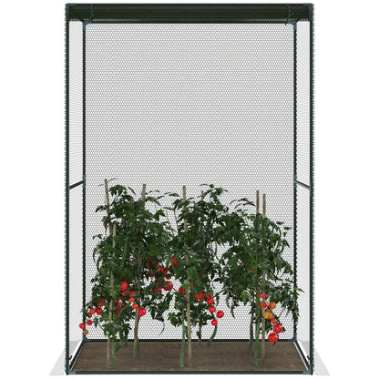 4' x 4' Walk-In Greenhouse, Roll-Up Zipper Door, Dark Green Greenhouses at Gallery Canada