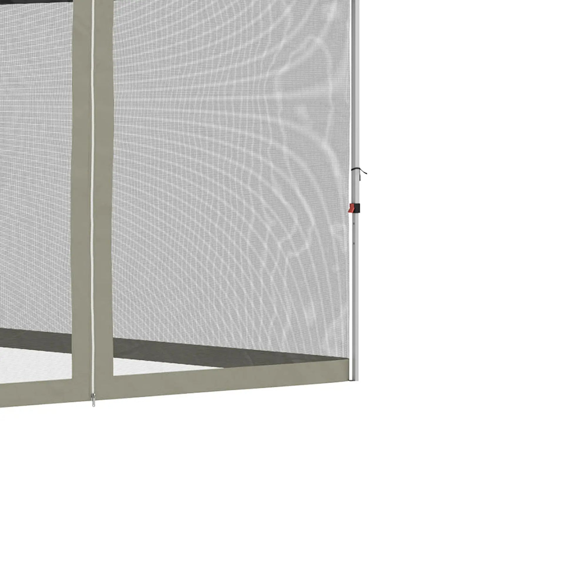 10' x 10' Pop-Up Canopy Tent, Mesh Sidewalls, Adjustable Height, Beige Pop Up Canopies at Gallery Canada