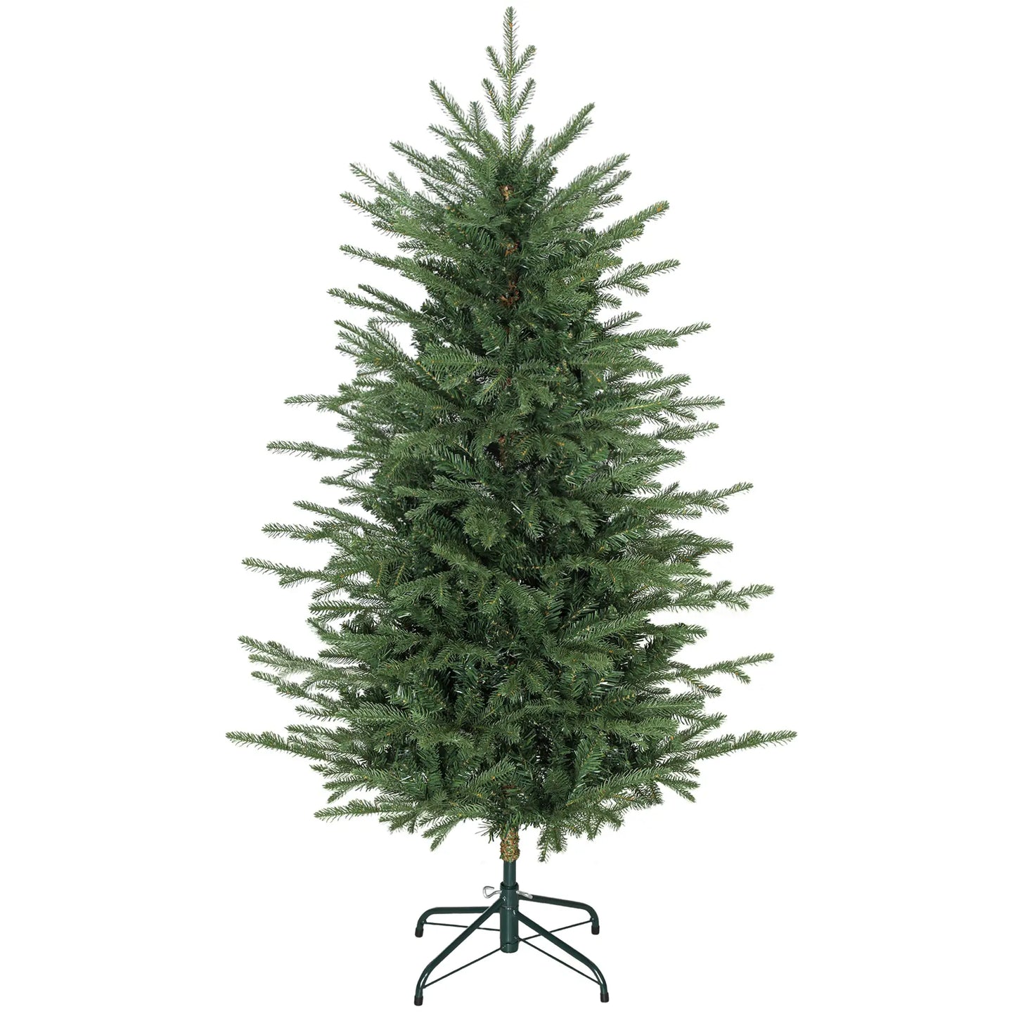 5 ft Artificial Christmas Tree, Dense Branches, Ponderosa Fir, Hinged, Easy Assembly Artificial Christmas Trees Green at Gallery Canada