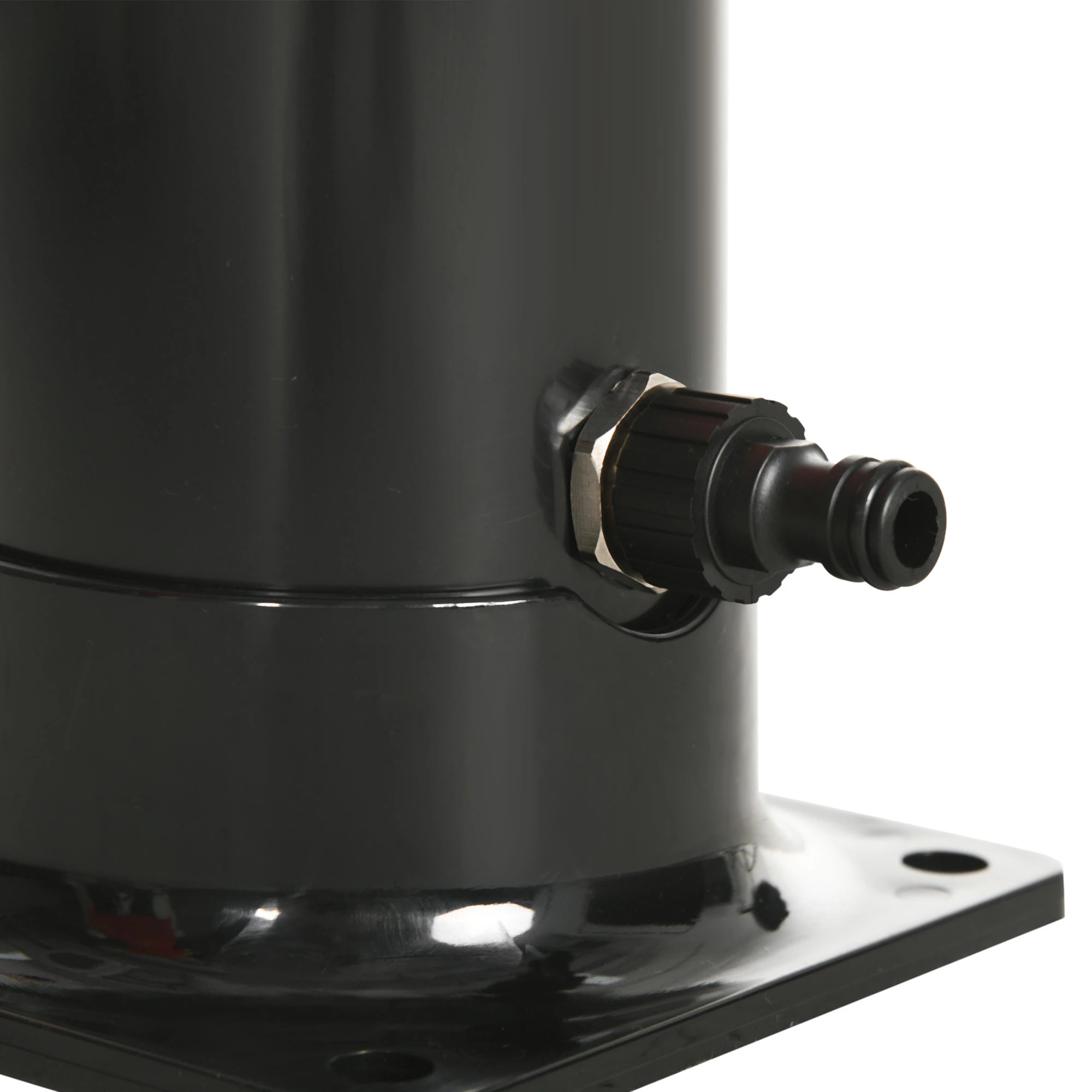 7.3FT 5.3 Gallon Solar Heated Outdoor Shower, Black Outdoor Swimming Pools & Hot Tubs at Gallery Canada