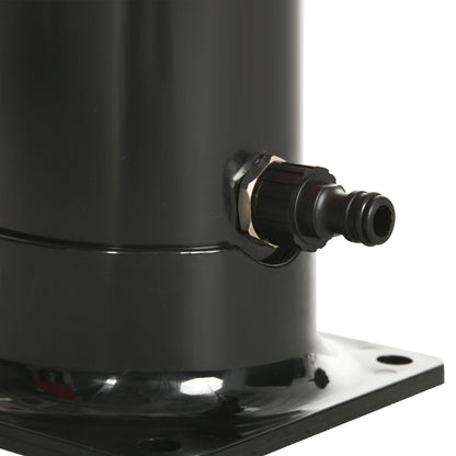 7.3FT 5.3 Gallon Solar Heated Outdoor Shower, Black Outdoor Swimming Pools & Hot Tubs at Gallery Canada