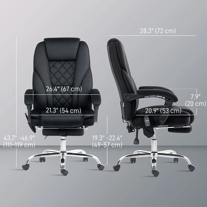 Reclining Massage Office Chair, Black Massage Chairs at Gallery Canada