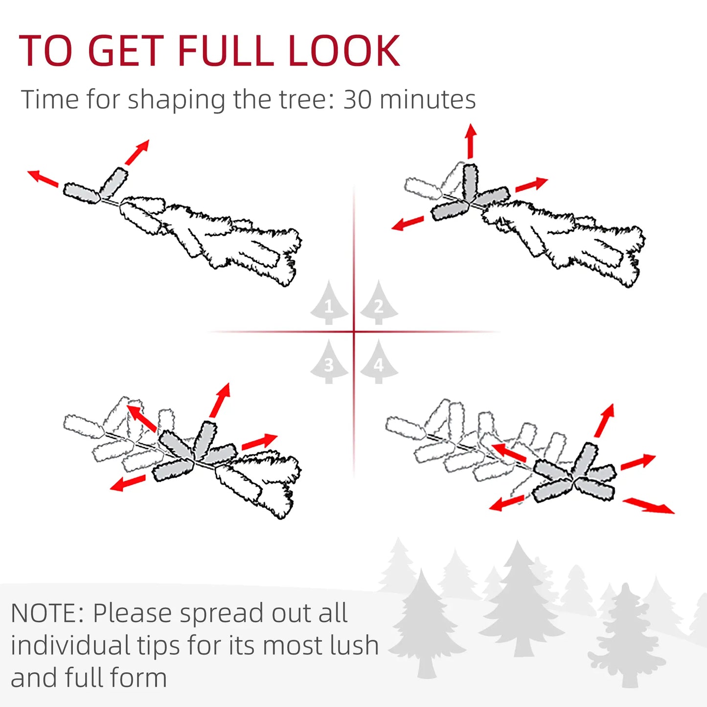 7ft Flocked Pencil Christmas Tree, Realistic Branches, Pink Flocked Christmas Trees at Gallery Canada