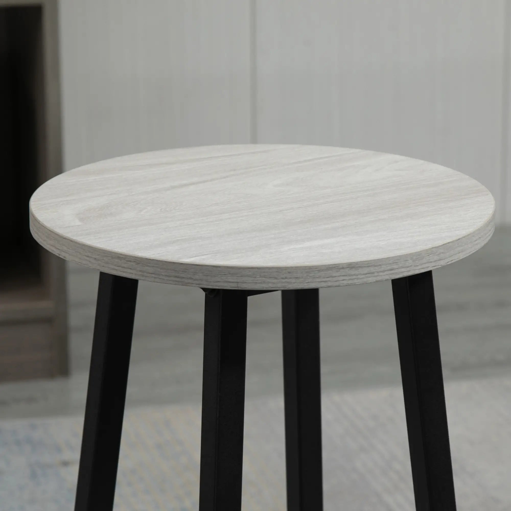 Bar Table Set, 6 Piece, 2 Tables, 4 Stools, Grey Bar Sets at Gallery Canada