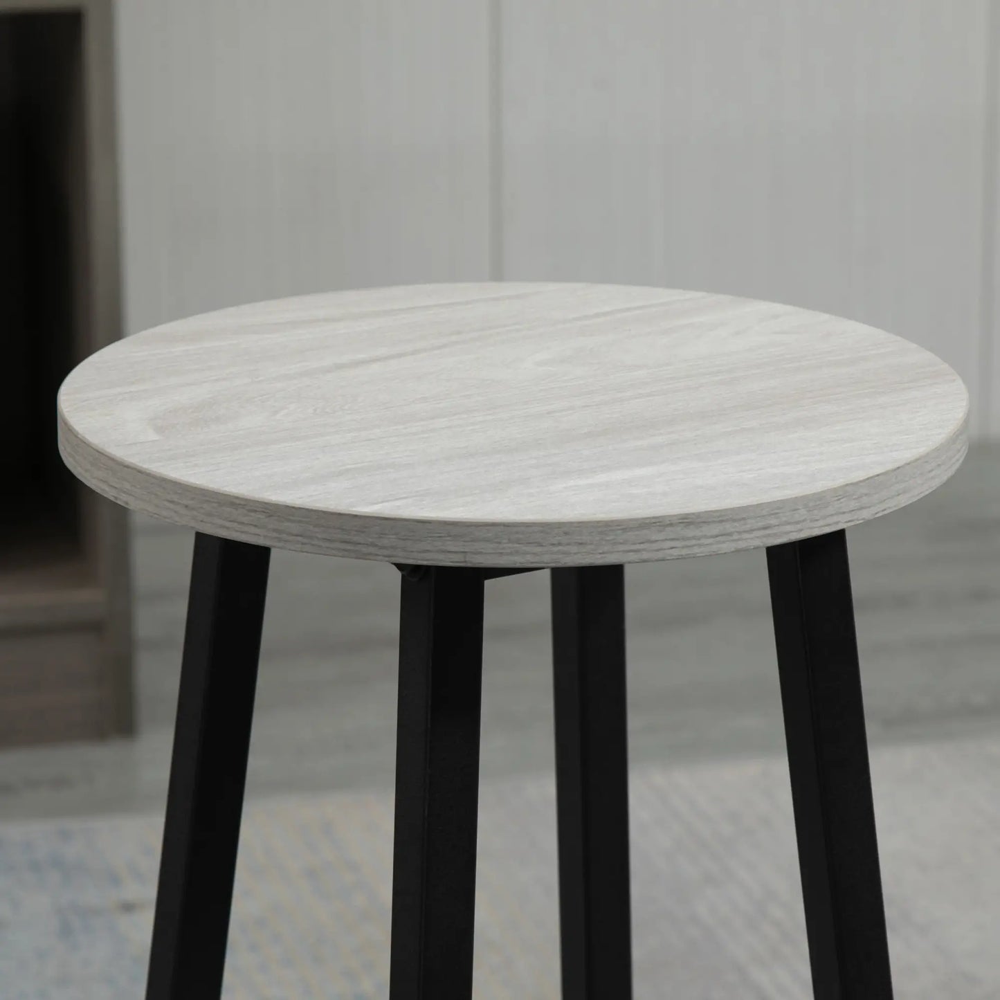 Bar Table Set, 6 Piece, 2 Tables, 4 Stools, Grey Bar Sets at Gallery Canada