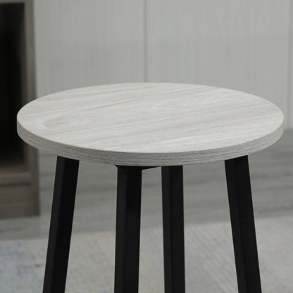 Bar Table Set, 6 Piece, 2 Tables, 4 Stools, Grey Bar Sets at Gallery Canada