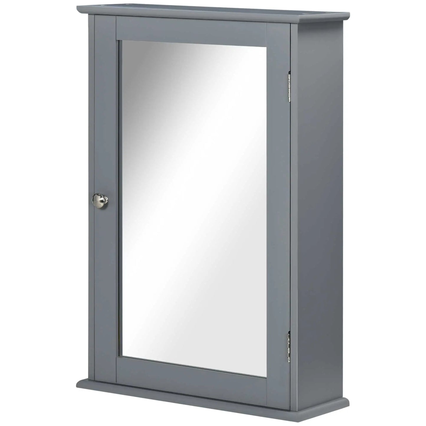 Wall Mounted Bathroom Mirror Cabinet, With Door and Shelves, Grey Mirror Medicine Cabinets at Gallery Canada