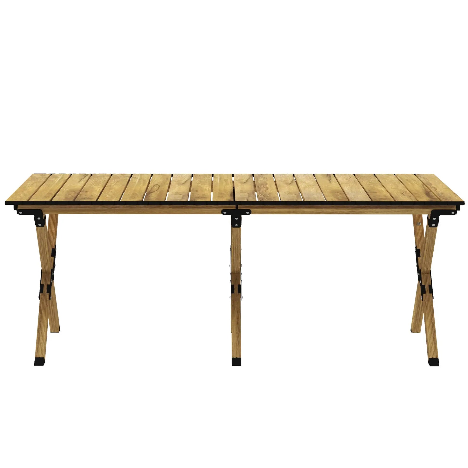 Folding Picnic Table, Portable Aluminum Camping Table, Natural Picnic Tables & Camping Chairs at Gallery Canada