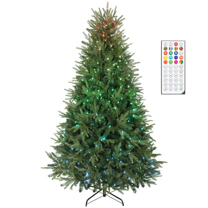 6.5ft Christmas Tree, Synchronized LEDs, DIY, Frasier Fir, Remote, Timer Artificial Christmas Trees at Gallery Canada