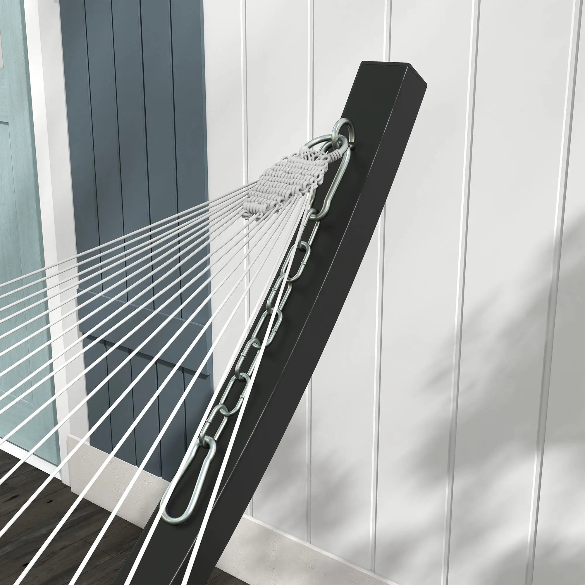 12' Steel Hammock Stand, For Garden Camping Patio, Grey Hammock Stands at Gallery Canada