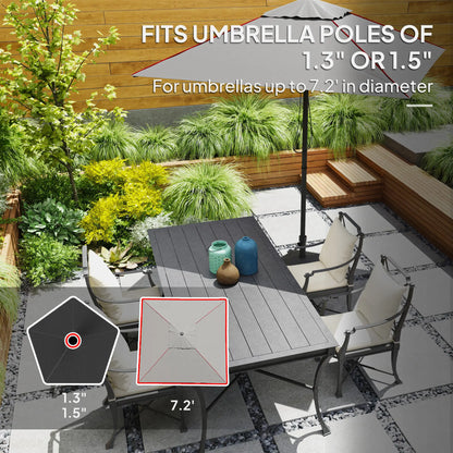Heavy Duty Outdoor Umbrella Stand Base, Black Umbrella Bases at Gallery Canada
