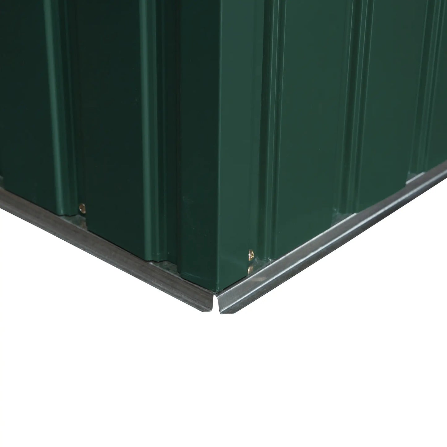 11' x 13' Garden Storage Shed, Double Sliding Door, 4 Ventilation Slots, Green Sheds at Gallery Canada