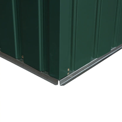 11' x 13' Garden Storage Shed, Double Sliding Door, 4 Ventilation Slots, Green Sheds at Gallery Canada