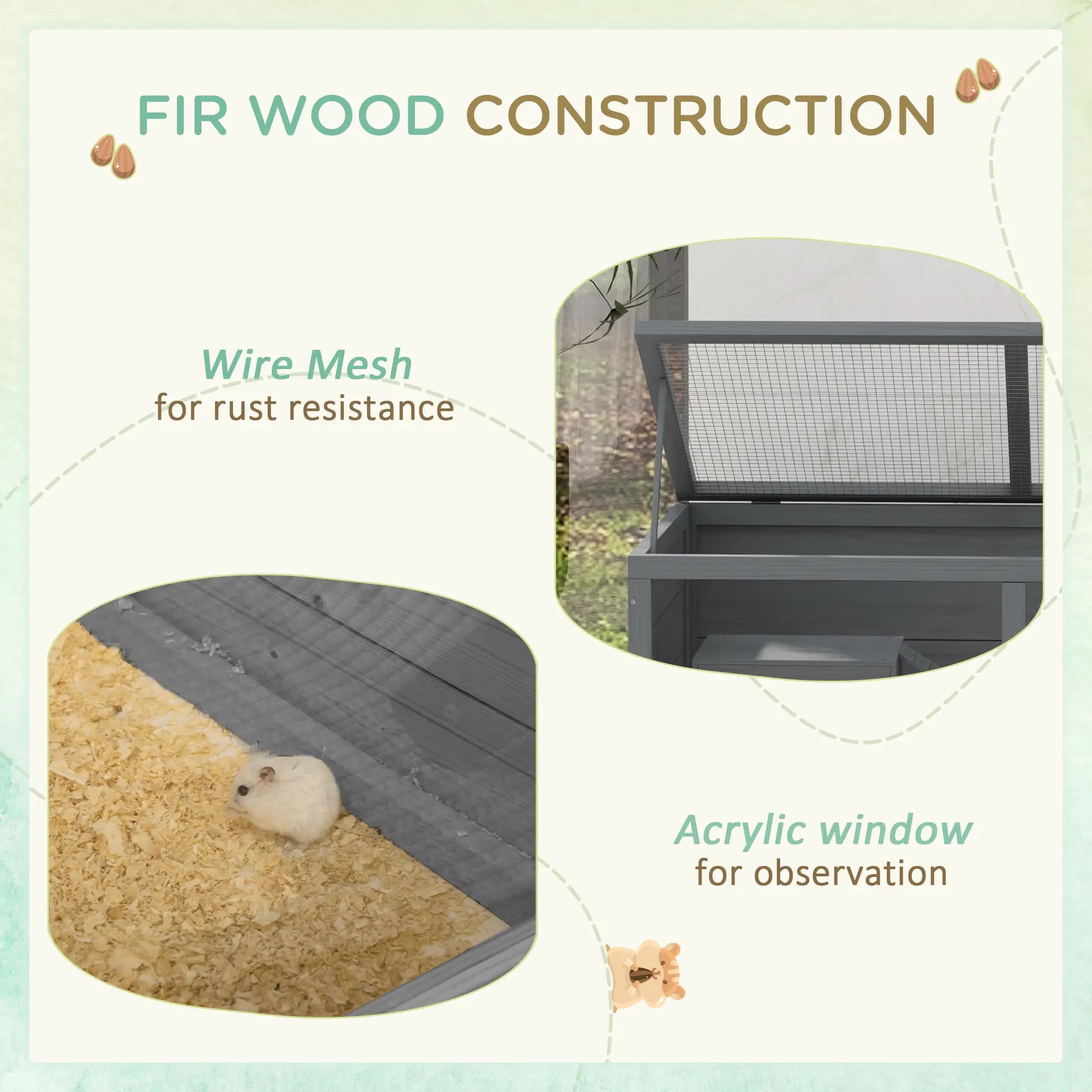 Small Animals Hutch With Sliding Tray, Play House For Hamsters, Gerbils Hamster Cages at Gallery Canada