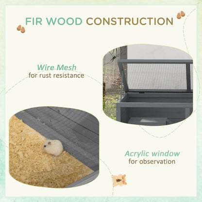 Small Animals Hutch With Sliding Tray, Play House For Hamsters, Gerbils Hamster Cages at Gallery Canada