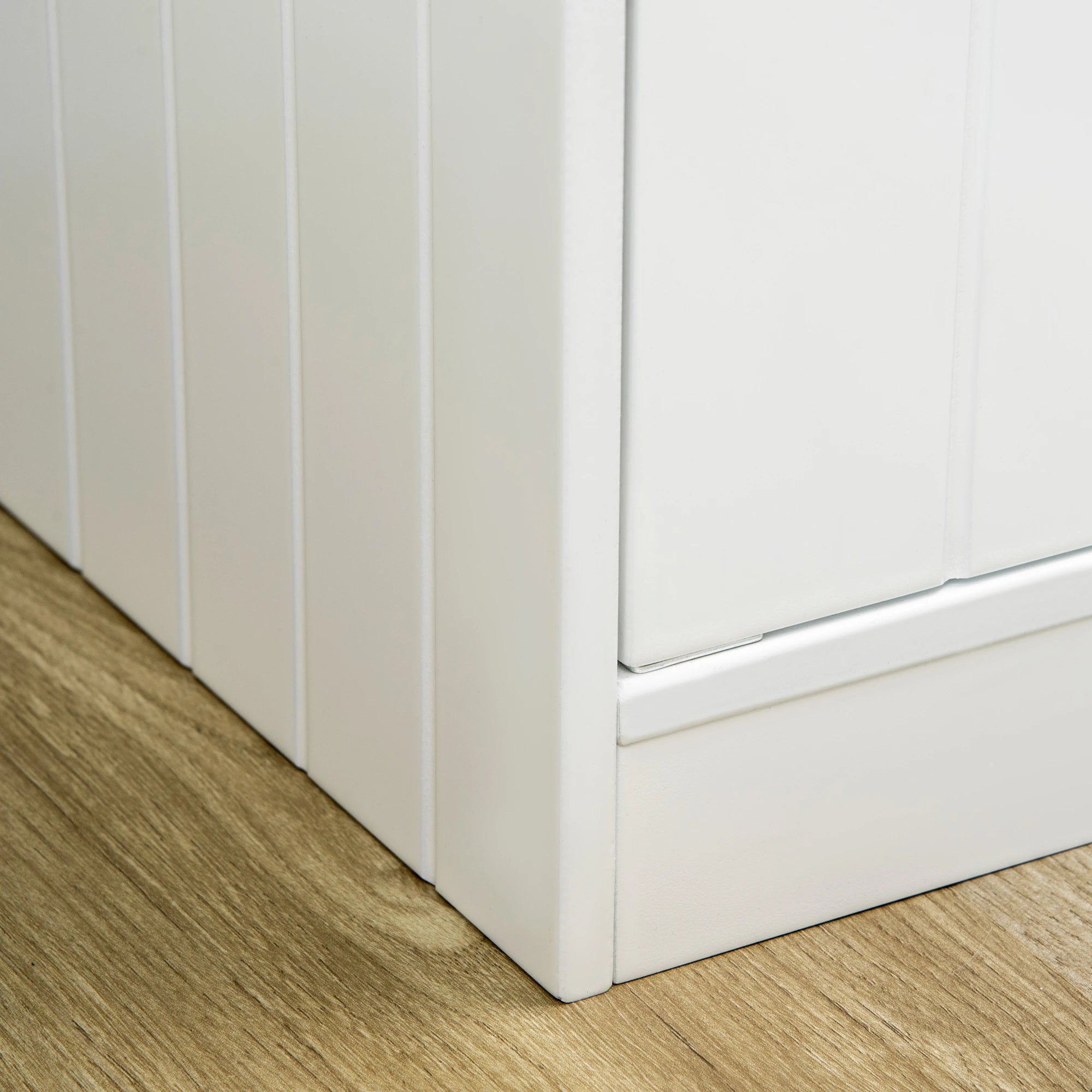 Elevated Dog Bowls, Large Pet Feeding Station with Stand, Storage, 2 Stainless Steel Bowls, 23.6