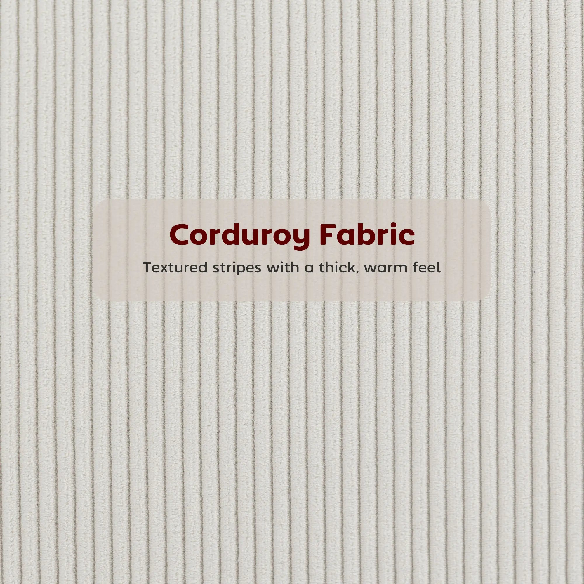 Set of 2 Upholstered Corduroy Barstools with Backrest, Footrest, Cream White Bar Stools at Gallery Canada