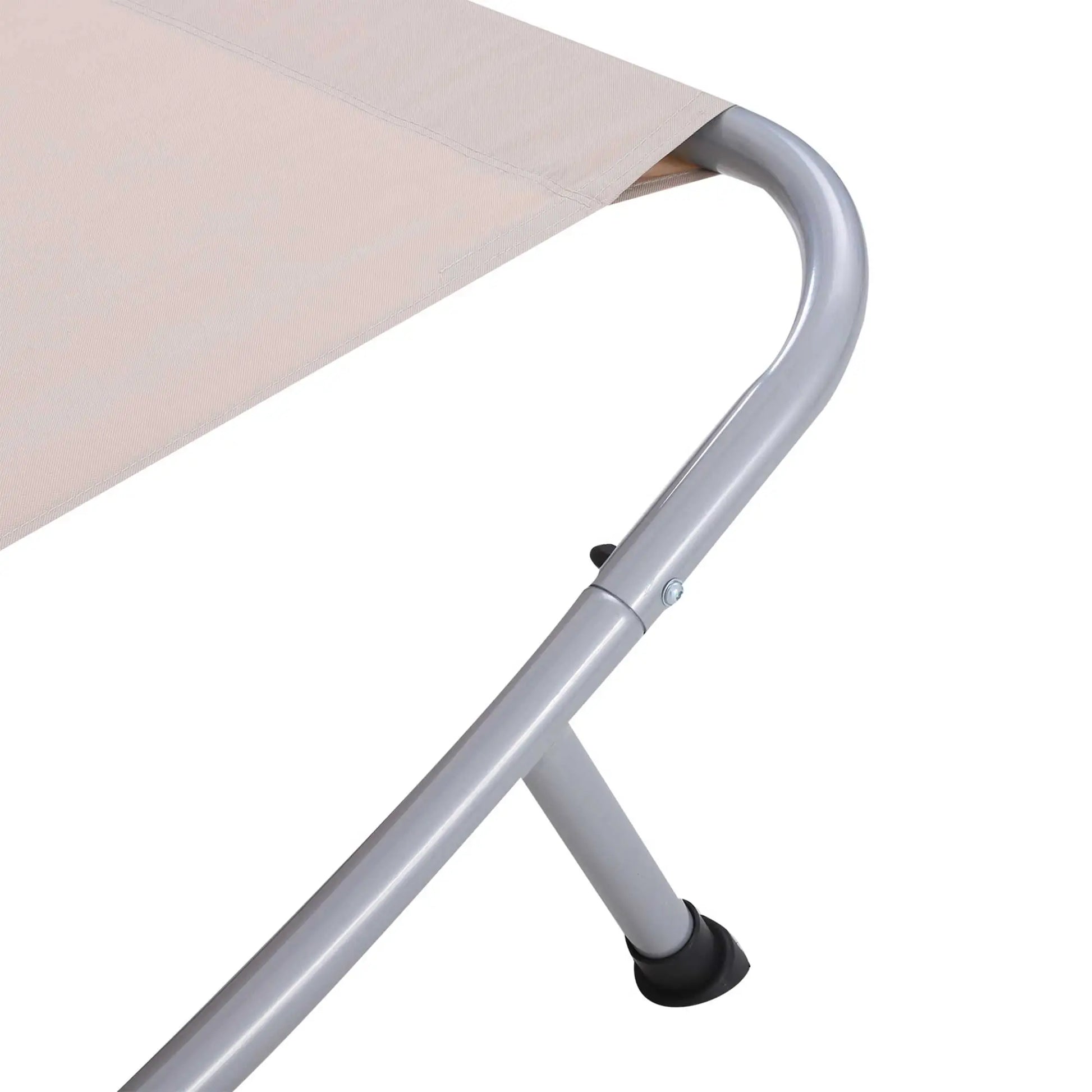 79" Outdoor Lounge Chair with Canopy, Double Chaise Lounger, Sand Lounger Chairs at Gallery Canada