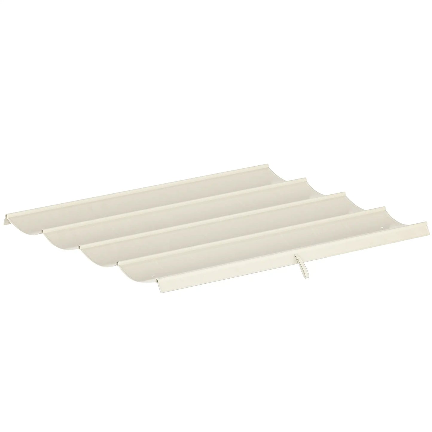 Retractable Pergola Canopy, 10' x 7' Sun Shade, UV30+, Cream White Gazebo Canopy Replacement Cream at Gallery Canada