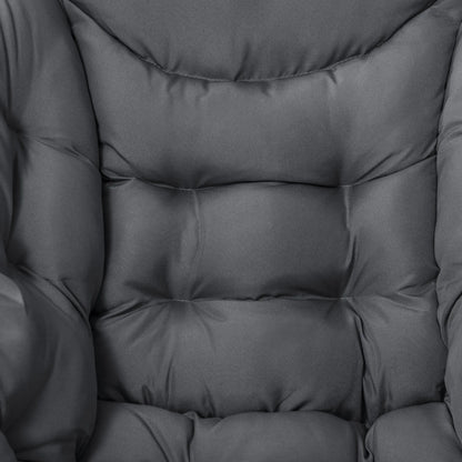 Modern Accent Chair, Armchair with Side Pockets, Steel Legs, Grey Accent Chairs at Gallery Canada