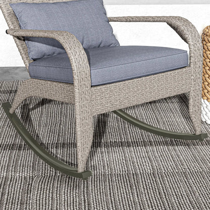 Adirondack Chair, Outdoor Wicker Rocking Chair, Grey Patio Chairs at Gallery Canada