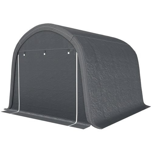 10' x 10' Outdoor Storage Tent, Heavy Duty Waterproof Shed for Bike, Motorcycle, Garden Tools