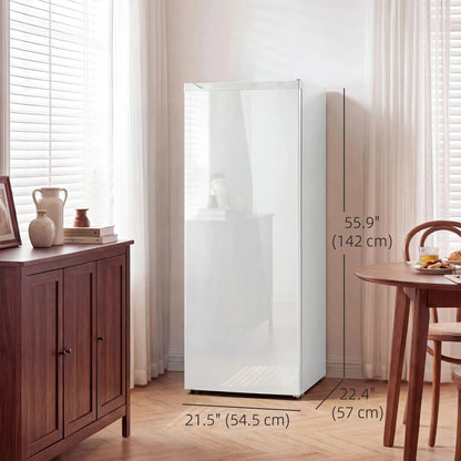 7.0 Cu.Ft Upright Freezer with 6 Adjustable Shelves, White Small Kitchen Appliances at Gallery Canada