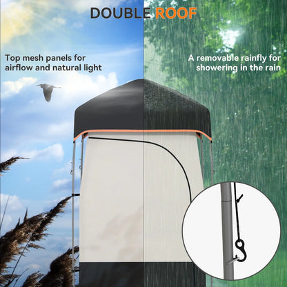 Camping Shower Tent, Portable Privacy Shelter, Black Camping Tents at Gallery Canada