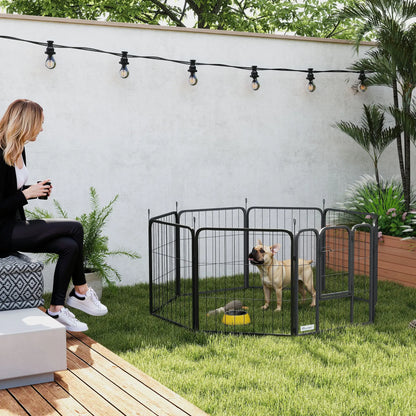 24" Dog Playpen, Portable Foldable 8 Panels, Indoor Outdoor Houses, Kennels & Pens at Gallery Canada