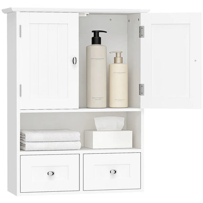 Bathroom Wall Cabinet, Medicine Cabinet, Over Toilet Storage, White Wall Mounted Cabinets at Gallery Canada