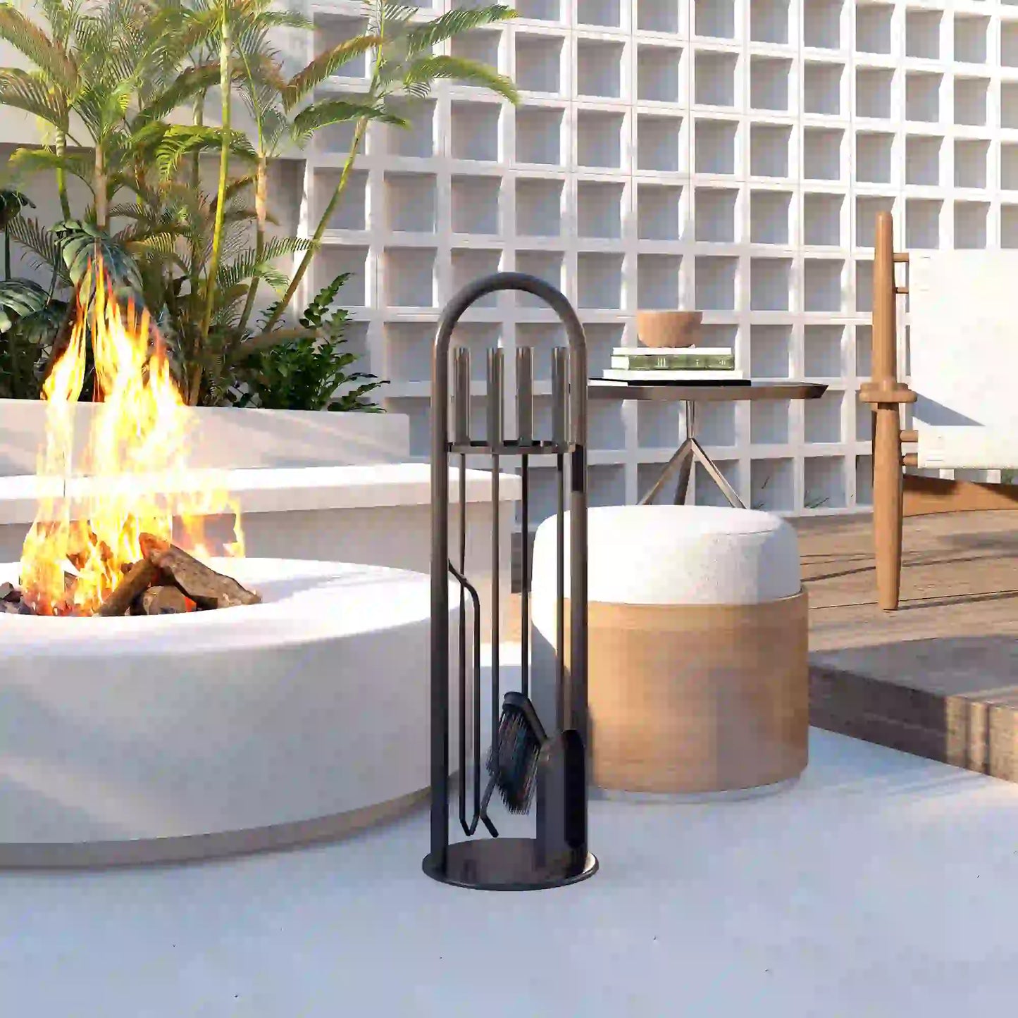 Fireplace Tools Set, 5 Pieces, Black Fireplaces & Accessories at Gallery Canada