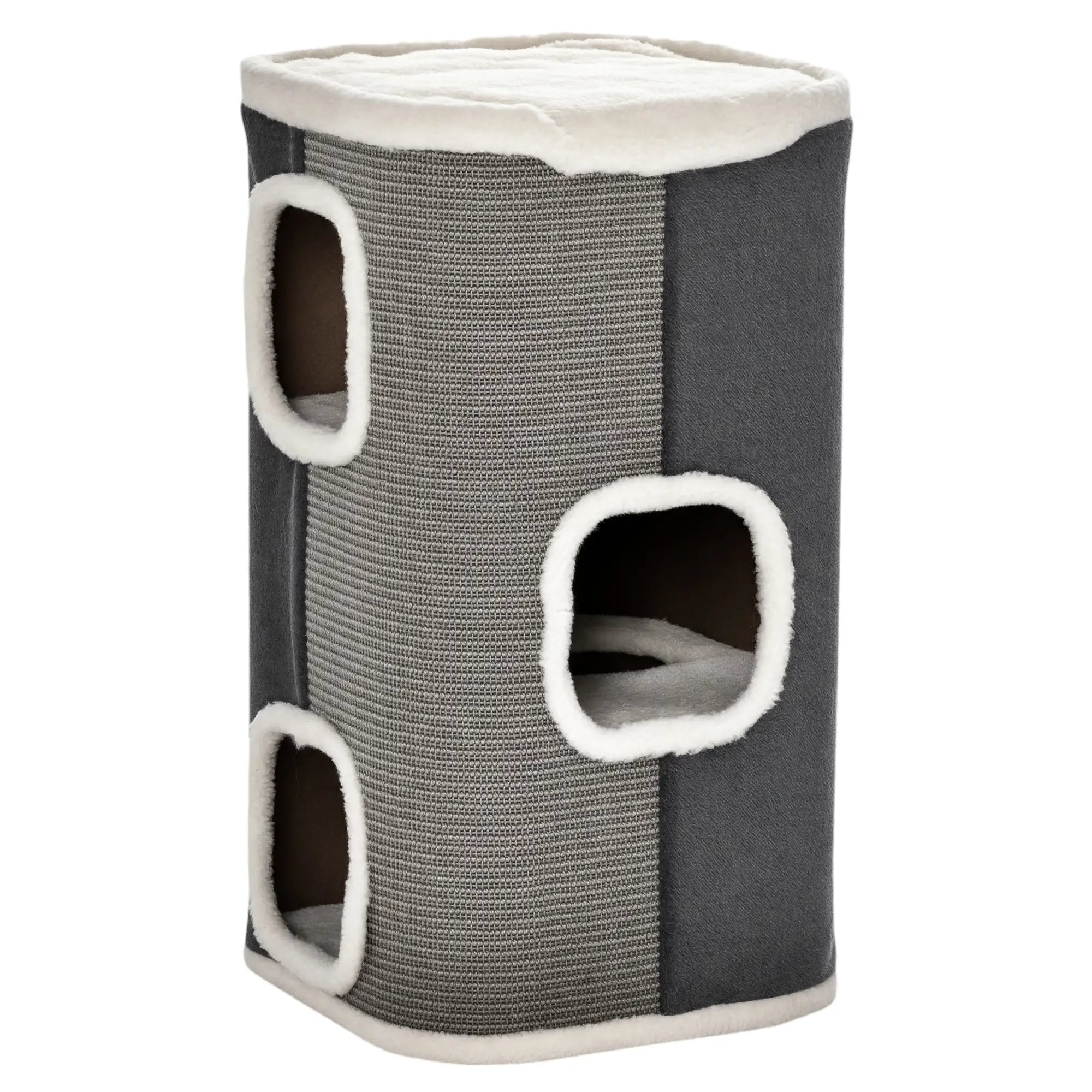 4-Story Cat House, Sisal Scratching Surface, Removable Cushion, 16
