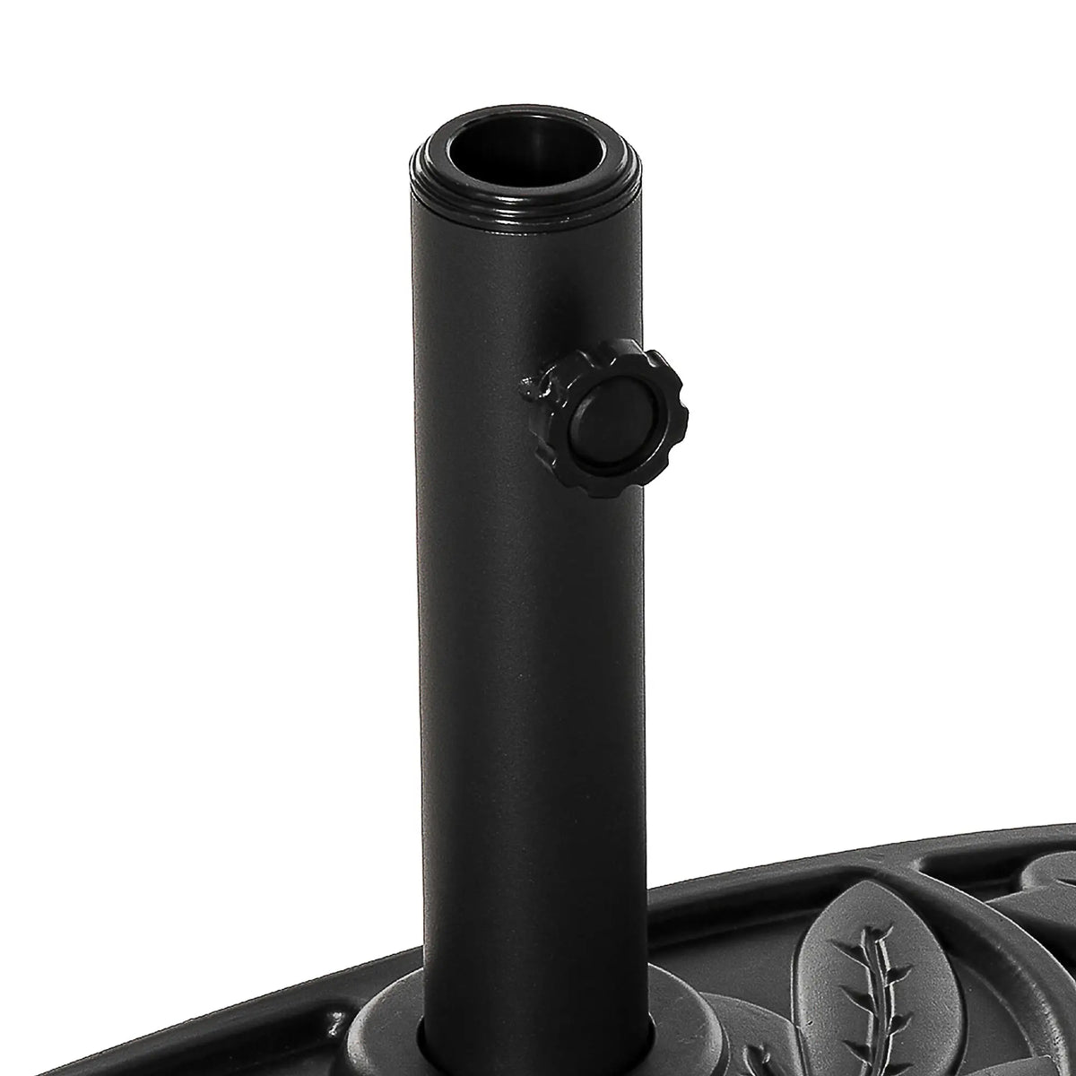 Heavy Duty Half Umbrella Base 20 lb, Outdoor Patio Stand, Black Umbrella Bases at Gallery Canada