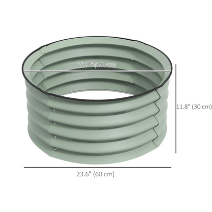 Set of 2 Raised Garden Beds, Metal Planter Box, Easy Assembly, Green Raised Garden Beds at Gallery Canada