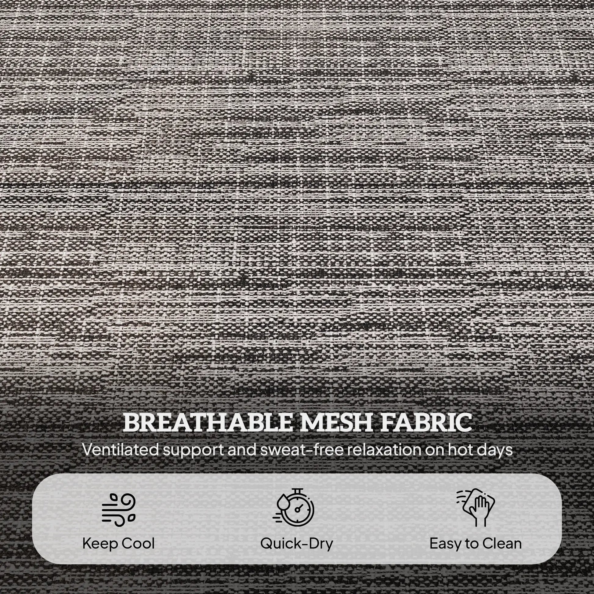 Folding Lounge Chair, Reclining Back, Mixed Grey, Grey Lounger Chairs at Gallery Canada