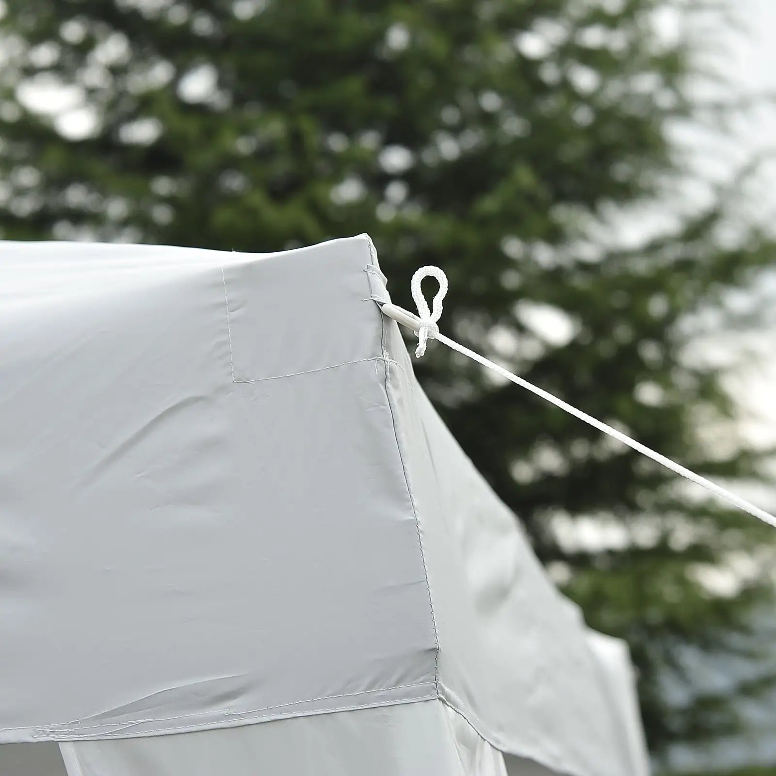 10' Folding Pop-Up Garden Gazebo, Transport Bag, White Pop Up Canopies at Gallery Canada