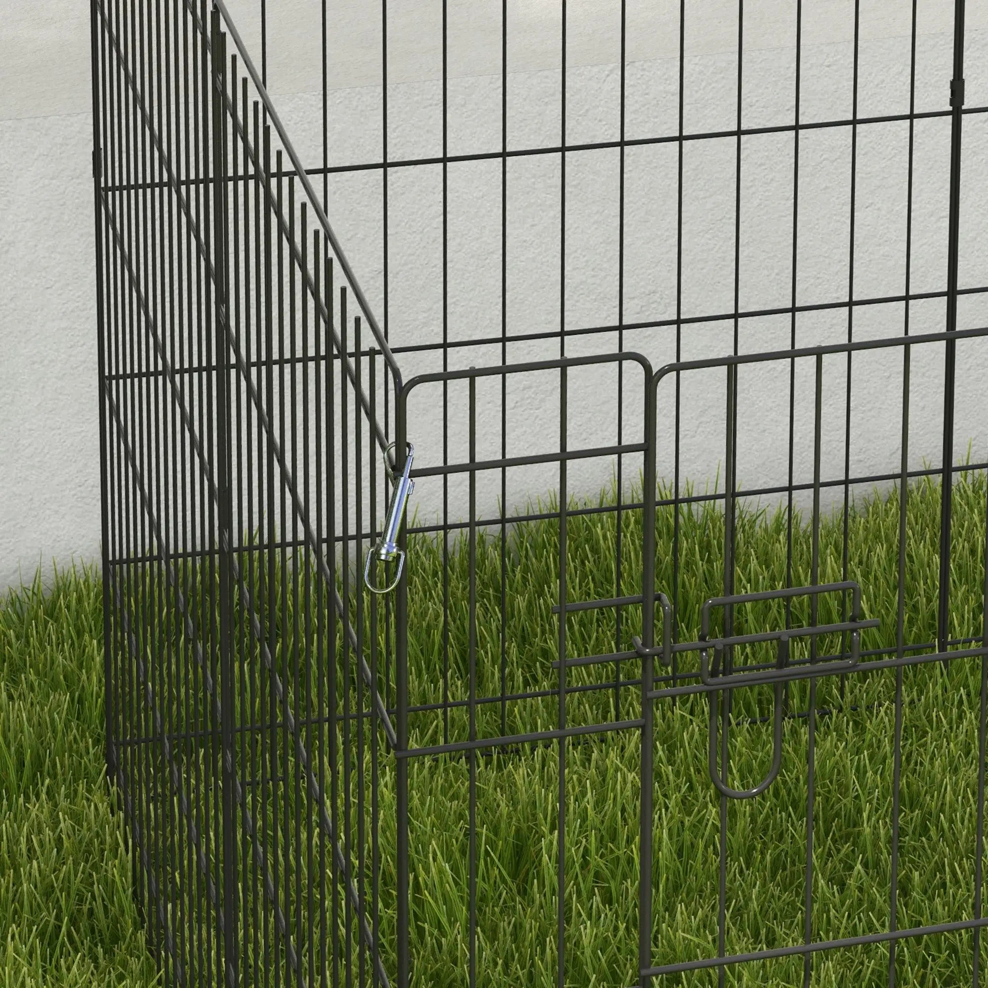 30inch Foldable Metal Pet Playpen, Dog Kennel Cage, 8 Panel Houses, Kennels & Pens at Gallery Canada