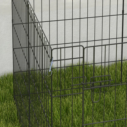 30inch Foldable Metal Pet Playpen, Dog Kennel Cage, 8 Panel Houses, Kennels & Pens at Gallery Canada