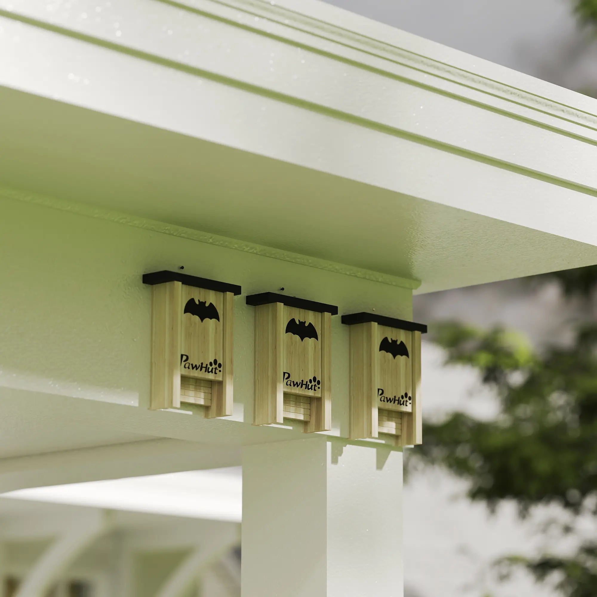 Wooden Bat Boxes, 18 x 6 x 22.5 cm, Attract Bats, Easy Hang Houses & Habitats at Gallery Canada