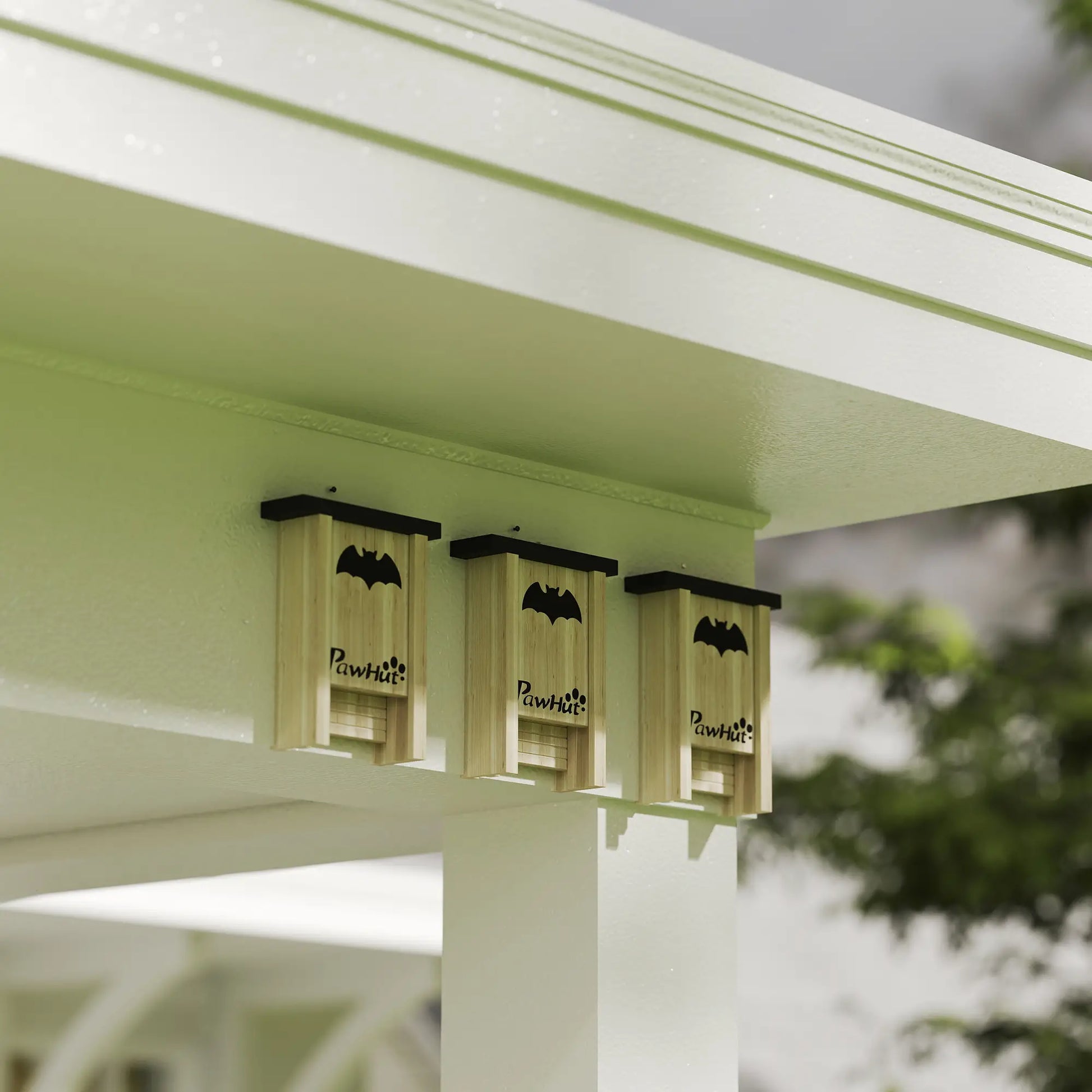 Wooden Bat Boxes, 18 x 6 x 22.5 cm, Attract Bats, Easy Hang Houses & Habitats at Gallery Canada