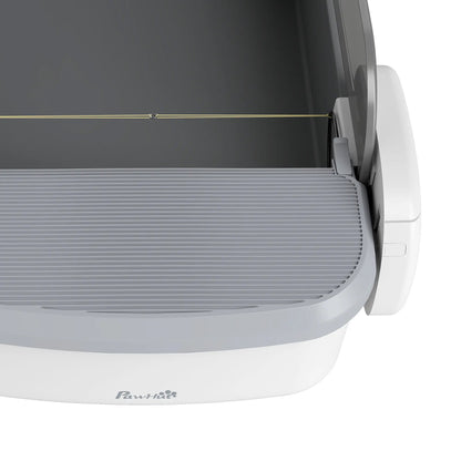 Automatic Cat Litter Box, Self Cleaning, App Control, Open Top, Grey Cat Litter Box Enclosures at Gallery Canada