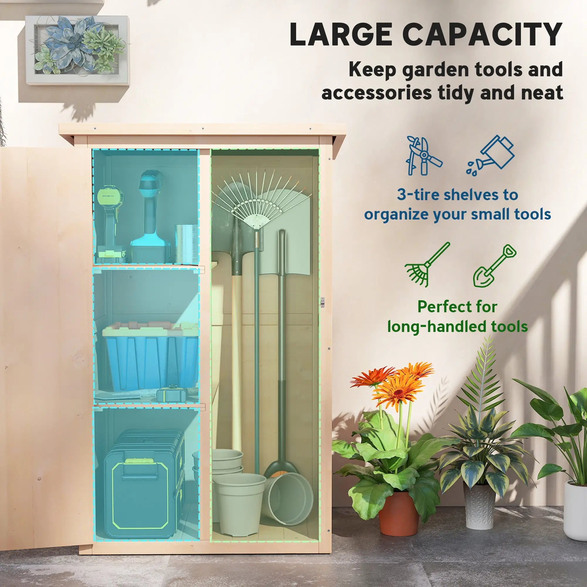 Garden Storage Shed, 29.9