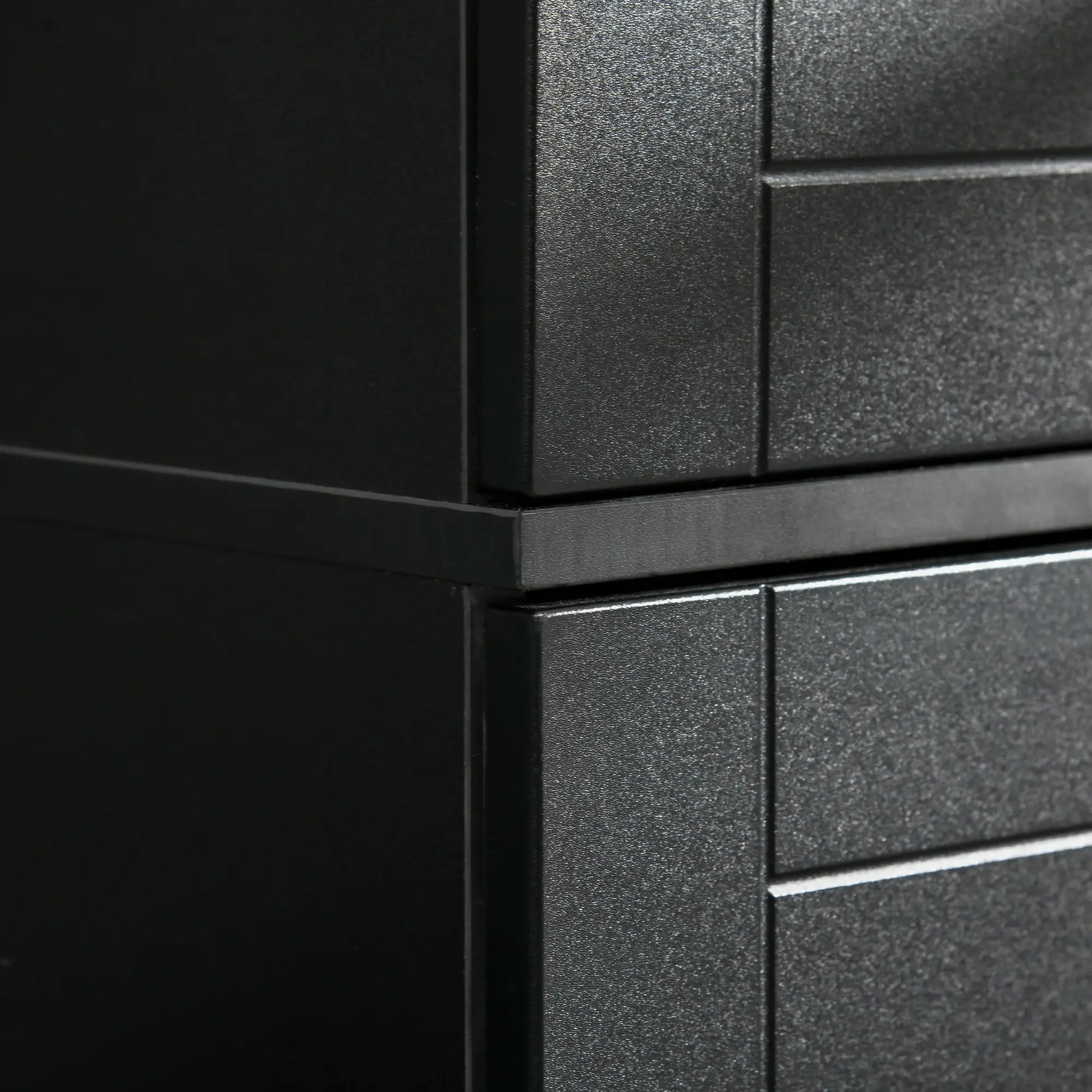 72" Kitchen Pantry Cabinet, 4 Doors, 3 Adjustable Shelves, Black Kitchen Pantry Cabinets at Gallery Canada