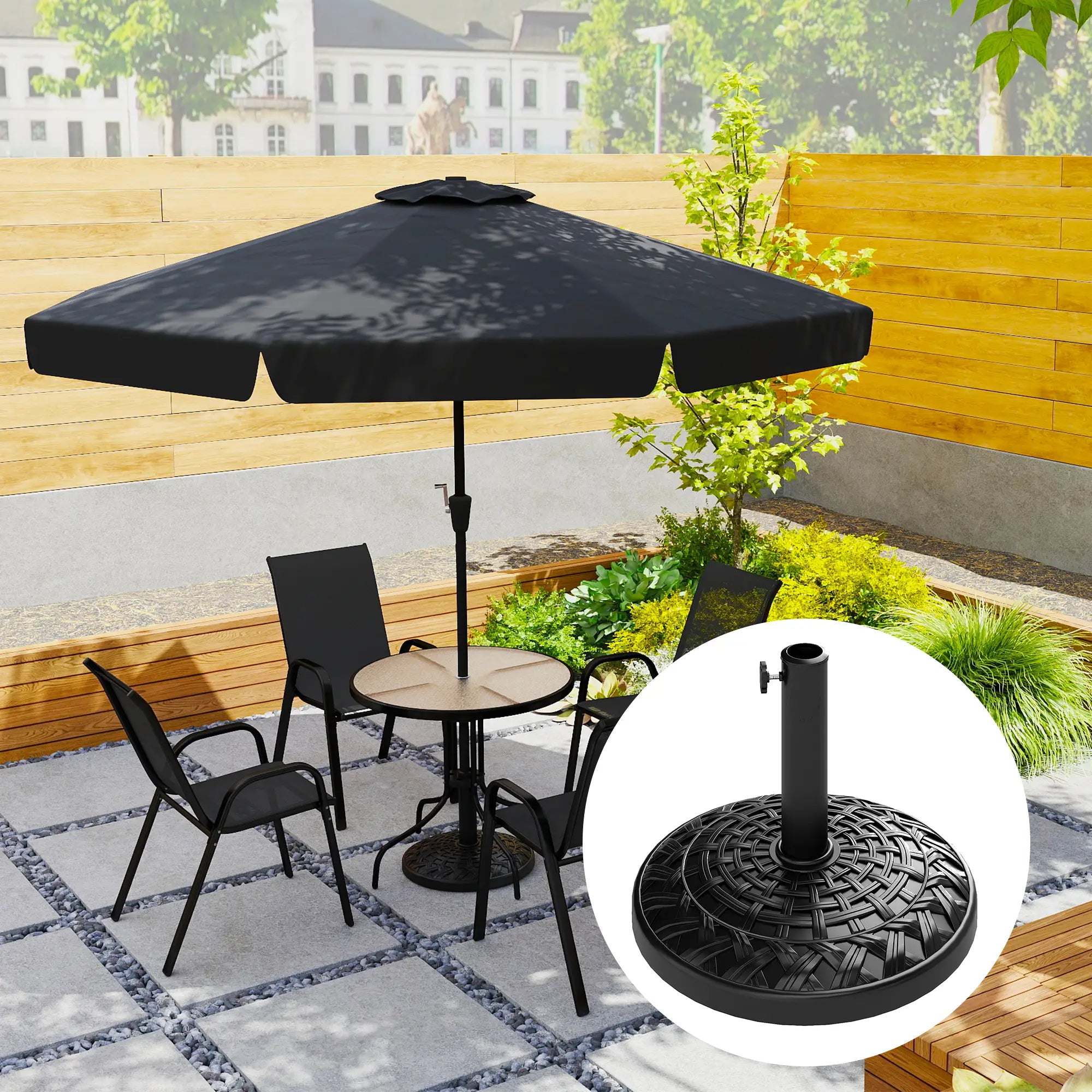 Concrete Umbrella Base, 26 lbs, Φ18.7
