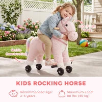 Licorne à Monter Jouet pour Filles 2-5 Ans, Licorne à Monter, Rose