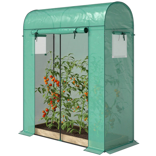 Mini Greenhouse, Portable Garden, 6' x 2' x 6.6', Green Portable Greenhouses Green at Gallery Canada